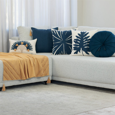 21851 - 2333 - Trio Promocional - Aspen - Off | Marinho - 50x50 cm
